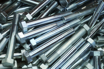 Huge metal bolts for large machinery