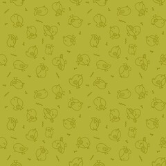 seamless background with birds 