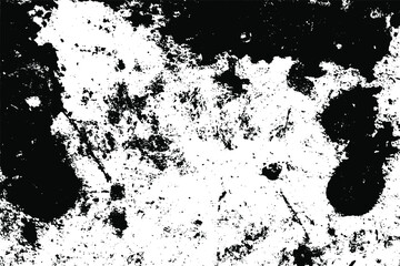 Grunge vector texture. Abstract cracked background. Aged and weathered broken surface. Dirty and damaged. Detailed rough backdrop. Vector graphic illustration.