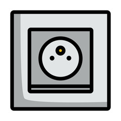 France Electrical Socket Icon