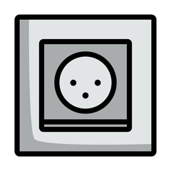 South Africa Electrical Socket Icon