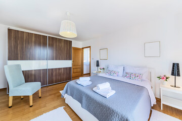 Modern bedroom apartment