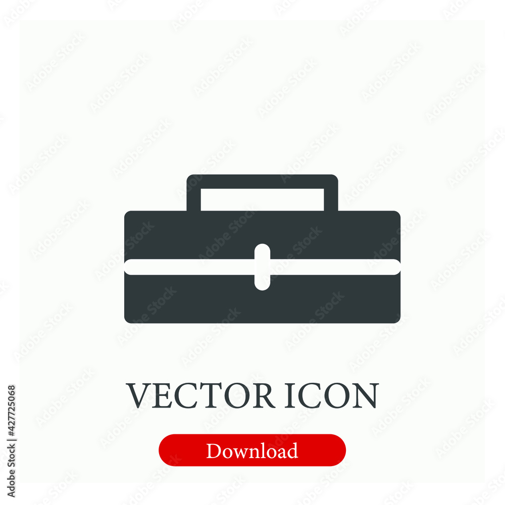 Poster bag vector icon. editable stroke. linear style sign for use on web design and mobile apps, logo. sym