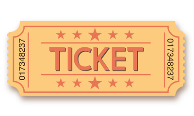 Admit one retro ticket