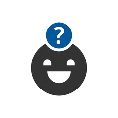Emoticon sad icon