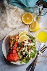 Lobster Tail Greek Salad