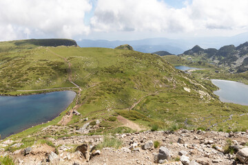 Landscape of The Seven Rila Lakes, Rila Mountain, Bulgaria