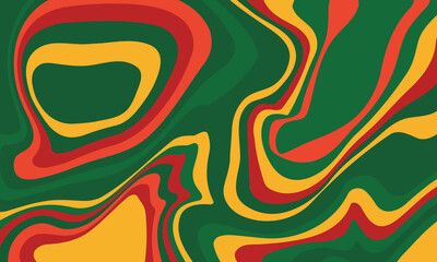 Psychedelic groovy background. Colorful abstract background.