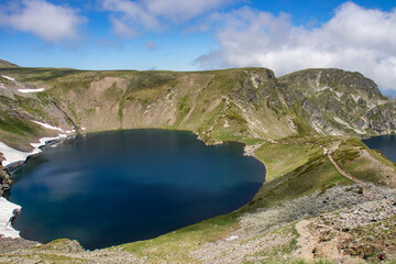 Landscape of The Seven Rila Lakes, Rila Mountain, Bulgaria