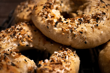 Group of Everything Bagels