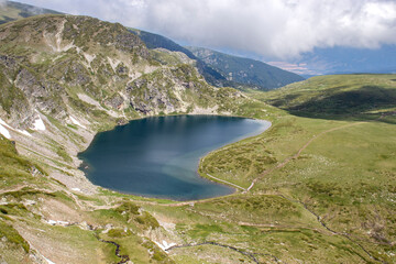 Landscape of The Seven Rila Lakes, Rila Mountain, Bulgaria