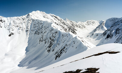 Obraz premium winter mountain landscape