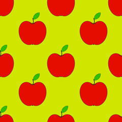 seamless pattern with apples