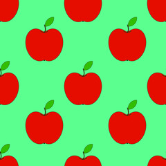 seamless pattern with apples