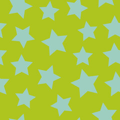Obraz premium grey vector stars on a gold background. seamless print for clothing or print. abstract stars.