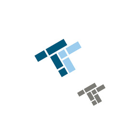 Obraz premium logo template combination shape and letter. ready for print and digital