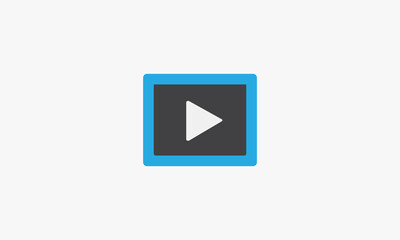 film play modern icon. vector illustration.