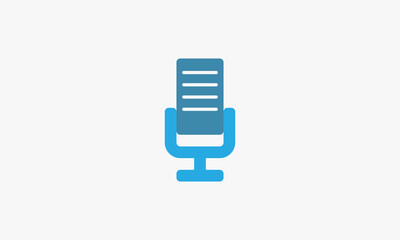 microphone icon design vector illustration.