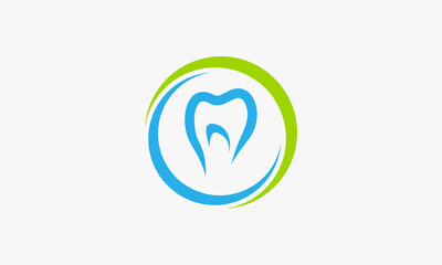 dental logo flat vector. graphic design illustration.