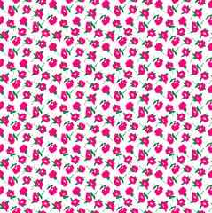 Seamless flowers pattern, floral print.