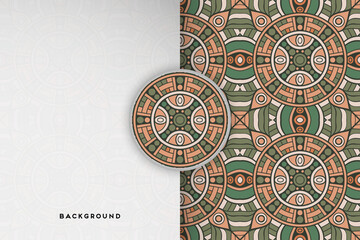 Vector islamic background with mandala