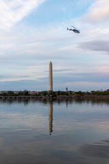 Washinton Monument on the Tidal Basin Water at Dusk