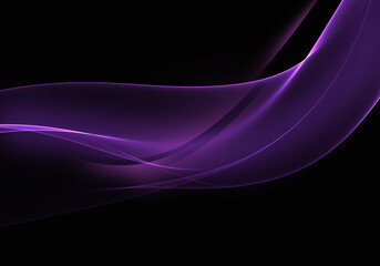 Abstract background waves. Black and grape purple abstract background for wallpaper or business card