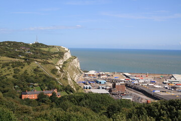 Fototapeta na wymiar Sicht auf das Meer in Dover