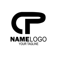 initial Letter CF logo design. for company logos. vector