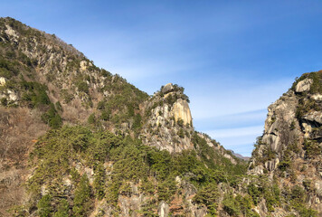 Naklejka premium 12月の昇仙峡02