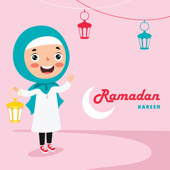 Hand Drawn Illustration For Ramadan Kareem And Islamic Culture