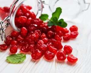 Sweet dried cherries