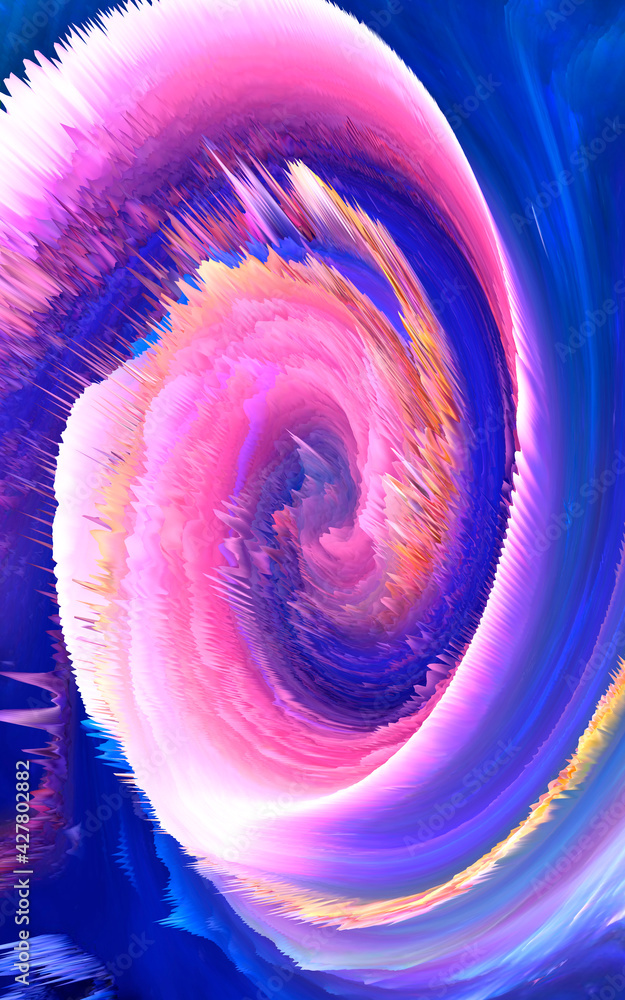 Wall mural abstract and cool background of the universe explosion