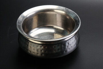 Indian metal empty bowl for food