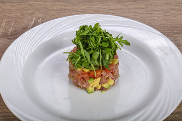 Raw Tuna fish Tartar snack