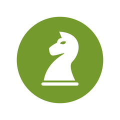 Chess icon vector graphic illustration