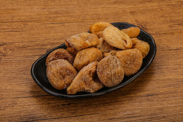 Dry sweet fig fruit heap