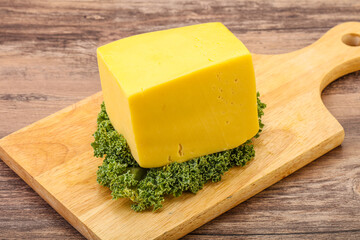 Yellow tilsiter cheese dairy product