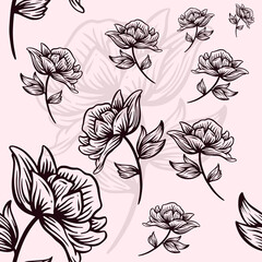 Floral Seamless Pattern 