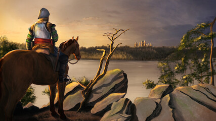 Knight on the horse © Vlastimil Šesták