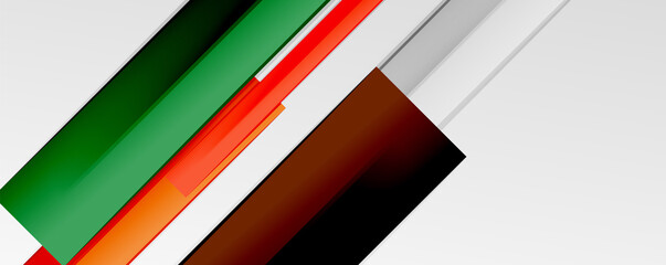 Multicolored lines background. Design template for business or technology presentations, internet posters or web brochure covers