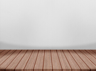 empty room with wooden floor