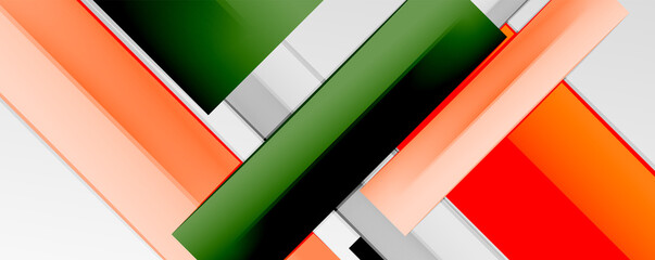 Color abstract lines trendy geometric background for business or technology presentation, internet poster or web brochure cover, wallpaper