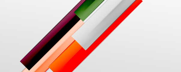 Multicolored lines background. Design template for business or technology presentations, internet posters or web brochure covers