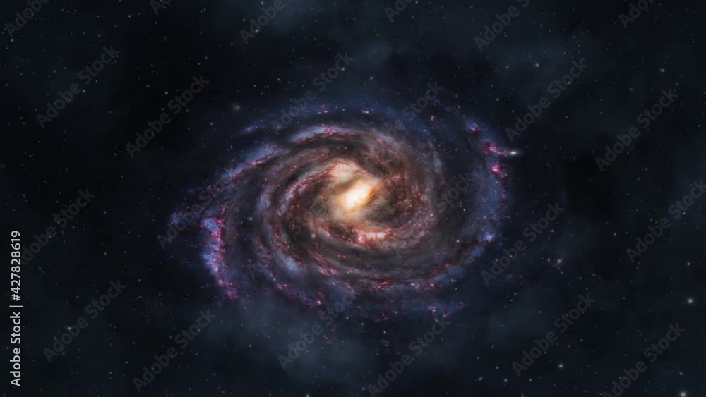 Wall mural the galaxy that revolves around the universe