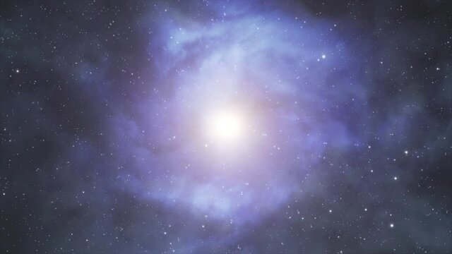 fog that occurs in dark space, the universe.