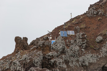 Instruments de mesure sur le Vésuve