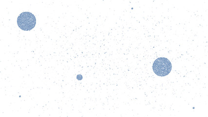 Water drops on a blue background