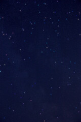 Milky Way stars and starry skies photographed with long exposure.