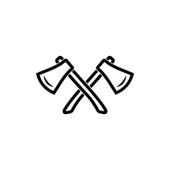 Obraz premium Axe icon